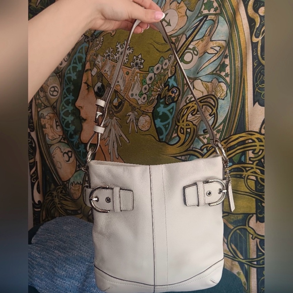 Coach Cream Shoulder Bag